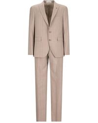 Tagliatore - Pinstripe-Pattern Single-Breasted Suit - Lyst
