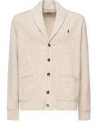 Polo Ralph Lauren - Shawl-collar button cardigan - Lyst