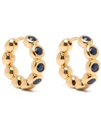 Missoma - Small Tennis Sapphire Hoop Earrings - Lyst
