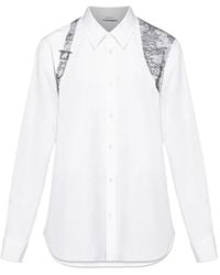 McQueen - Lace-Detail Shirt - Lyst