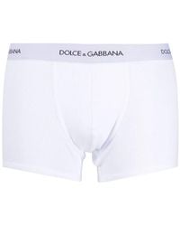 Dolce & Gabbana - Dolce&gabbana Logo Waistband Boxers - Lyst