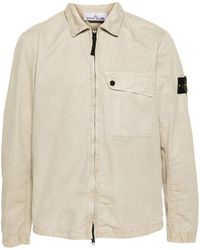 Stone Island - Cotton Overshirt - Lyst