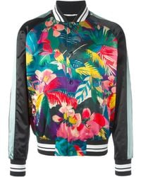 Valentino Garavani - Tropical Print Bomber Jacket - Lyst