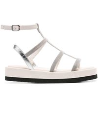 Peserico - Bead-embellished Sandals - Lyst