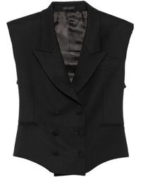 JACOB LEE - Chaleco Con Doble Botonadura Y Solapas De Pico - Lyst