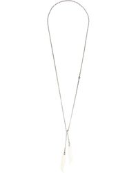 Cohen Rect Pira Curb-chain Necklace in Silver Metallic Mens Jewellery Necklaces for Men M 