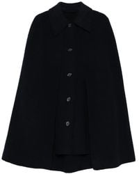 TOTEME - Wool Cape Coat - Lyst
