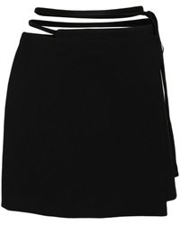 Sportmax - Asymmetric Wrap Mini Skirt - Lyst