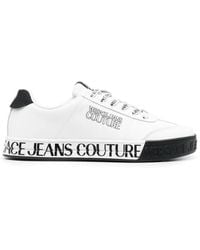 Versace Jeans Couture - Logo Print Trainers - Lyst