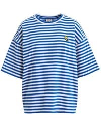 Essentiel Antwerp - X Peanuts Striped-Pattern T-Shirt - Lyst