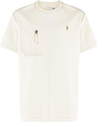 Polo Ralph Lauren - Polo Pony-embroidered Zip-pocket T-shirt - Lyst