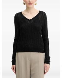 Guess - V-Neck Sweater - Lyst