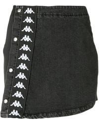 kappa denim skirt