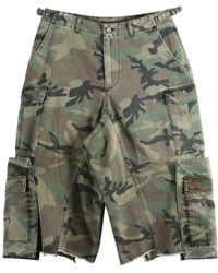Vetements - Camouflage-Print Raw-Cut Cargo Pants - Lyst
