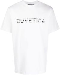 Duvetica - T-Shirt mit Logo-Print - Lyst