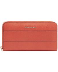 Piquadro - Zip Around Wallet - Lyst