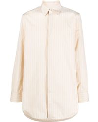 Jil Sander - Pinstripe-print Cotton Shirt - Lyst