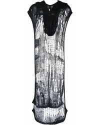 Rick Owens - Spider Knitted Poncho - Lyst