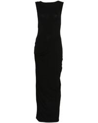 Entire studios - Draped Sleeveless Maxi Dress - Lyst