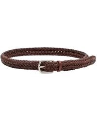 Orciani - Ceinture En Cuir À Design Tressé - Lyst
