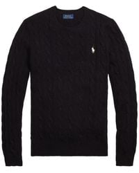 Polo Ralph Lauren - Cable-Knit Logo Sweater - Lyst