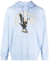 Givenchy - Slim-Fit Eagle-Graphic Cotton Hoodie - Lyst