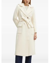Morgan - Manteau Ceinturé À Boutonnière Croisée - Lyst