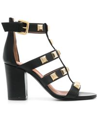 Via Roma 15 - 90mm Studded Leather Sandals - Lyst