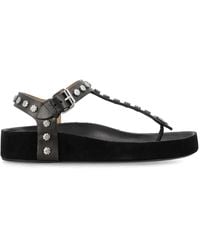 Isabel Marant - Sandales En Cuir Enore À Détails De Clous - Lyst