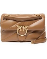 Pinko - Love Birds Quilted Shoulder Bag - Lyst