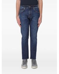 Fay - Jeans Mit Logo-Patch - Lyst