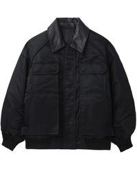Juun.J - Ruched-Detailing Bomber Jacket - Lyst