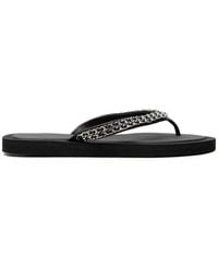 Tory Burch - Kira Chain-Link Flip-Flops - Lyst
