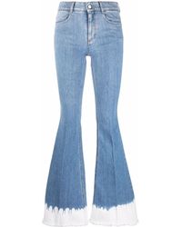Stella McCartney - 70's Dip Dye Flared Jeans - Lyst
