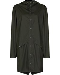 Rains - Hooded Waterproof Coat - Lyst