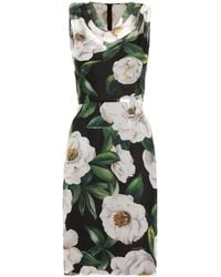 Dolce & Gabbana - フローラル ミニドレス - Lyst