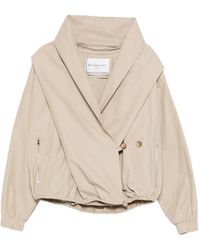 Brandon Maxwell - Draped Hood Leisure Jacket - Lyst