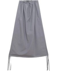 Baserange - Drawstring-Detail Gathered Skirt - Lyst