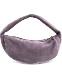 BY FAR - Cush Suede Shoulder Bag - Lyst