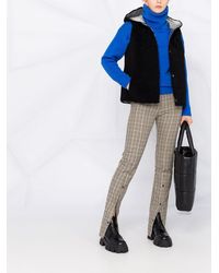 Yves Salomon Reversible Shearling Gilet - Black