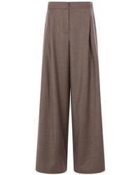 Dusan - Pleated Palazzo Pants - Lyst