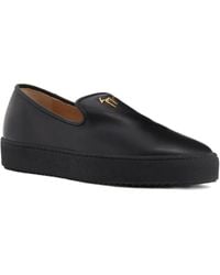 Giuseppe Zanotti - Kobe Slip-On-Sneakers mit Logo-Schild - Lyst