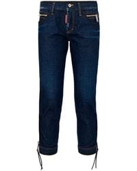DSquared² - Skinny Jeans Upside Oscuros - Lyst