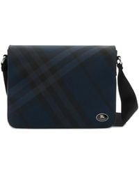 Burberry - Grid Messenger Bag - Lyst