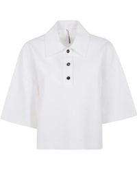 Liviana Conti - Half-Sleeves Polo Top - Lyst