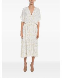 Samsøe & Samsøe - Andina Floral-Print Midi Dress - Lyst