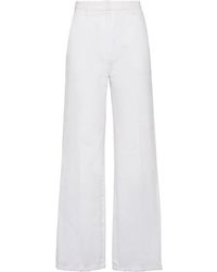 Prada Cropped Jeans - Wit