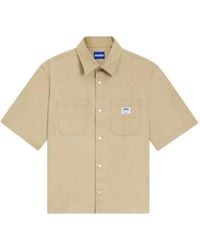 HUGO - Chest-Pocket Short-Sleeve Shirt - Lyst