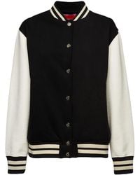 La DoubleJ - Kraftvolle Statement Bestickte Bomberjacke - Lyst