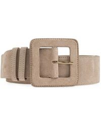 Fabiana Filippi - Suede Buckle-Fastening Belt - Lyst